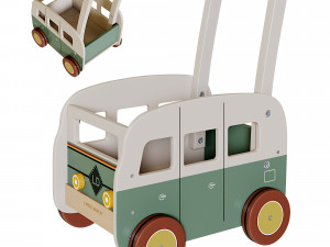 Vintage Walker Wagon 3D Модель