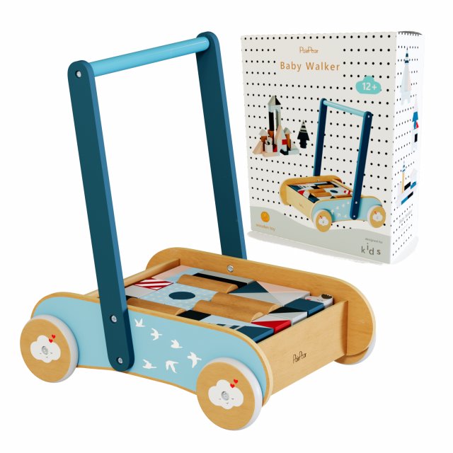 Baby walker activity center top