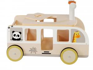 Wooden Bus Toy 3D Model