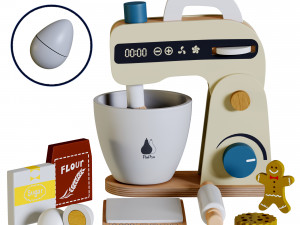 Wooden Play Food Stand Mixer 3D Модель