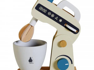Wooden Play Food Stand Mixer 3D Model