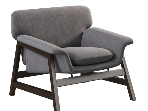Agnese Lounge Chair 3D मॉडल