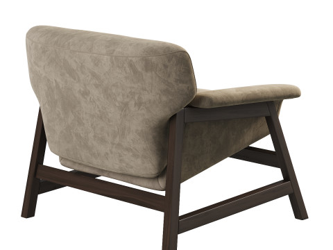 Agnese Lounge Chair 3D मॉडल