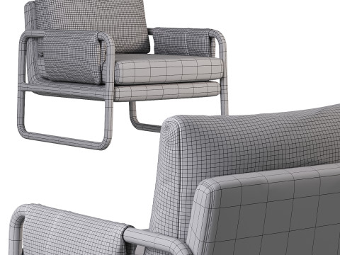 Bora Armchair 3D Model