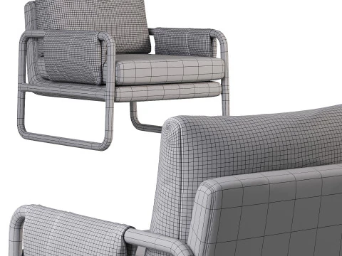 Bora Armchair 3D Model