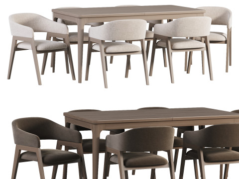 Chelsi Chair Table 3D Model