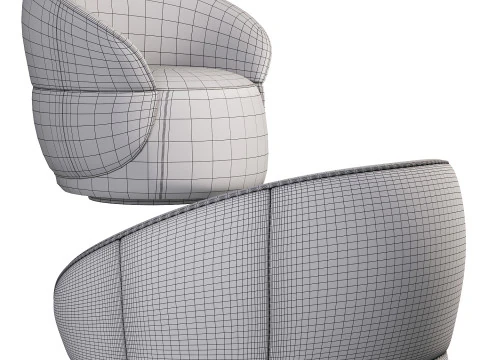 Clip Armchair by Voyager 3D Model