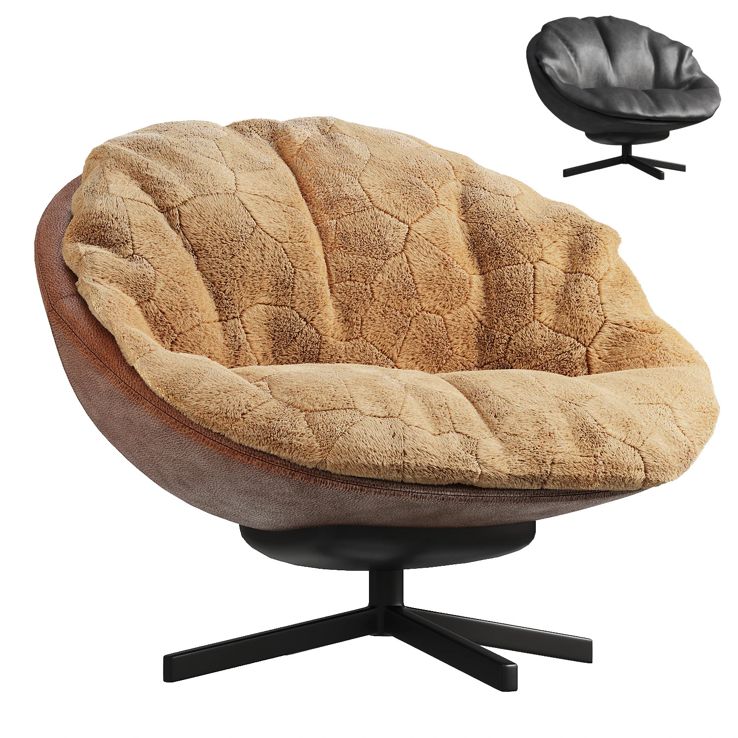 Coco Armchair by Archiproduct 3D Model .c4d .max .obj .3ds .fbx .stl .blend 