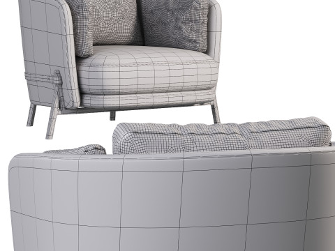 Cradle Armchair 3D Model