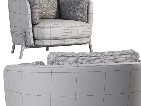Cradle Armchair 3D Model
