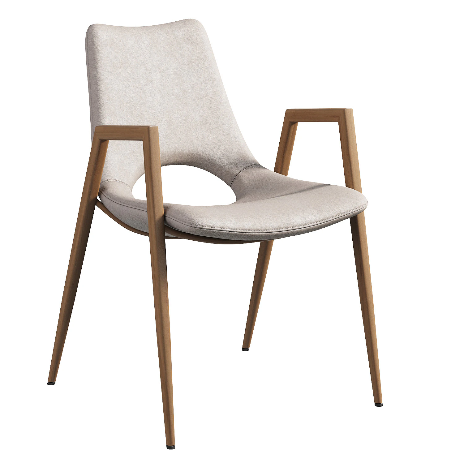 Demi Dining Chair 3D Model .c4d .max .obj .3ds .fbx .stl .blend 