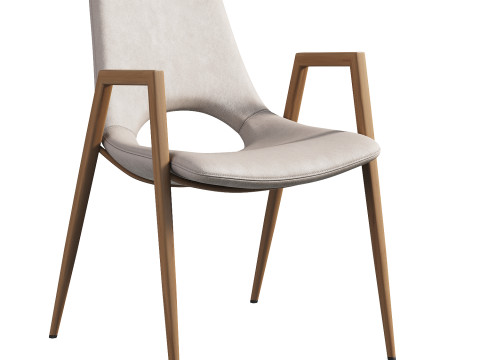 Demi Dining Chair 3D Модель
