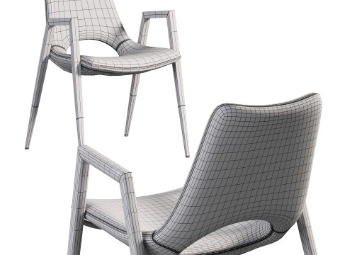 Demi Dining Chair 3D Model