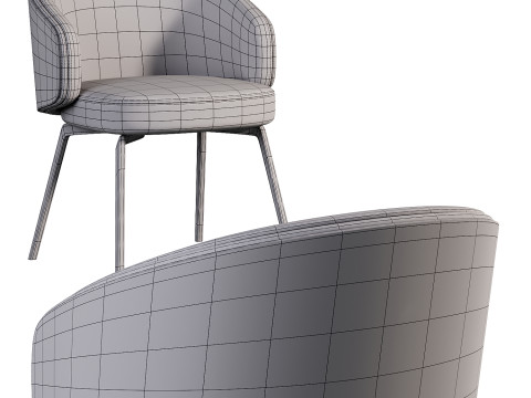 Dining Chair Camerota 3D Model