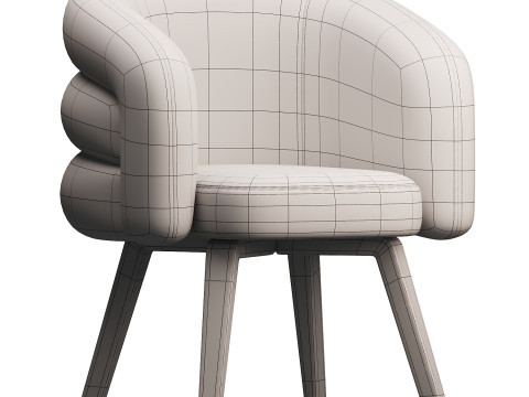Dining Chair Novelle 3D Model