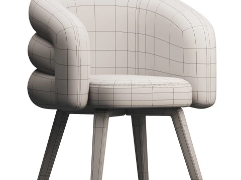 Dining Chair Novelle 3D Model