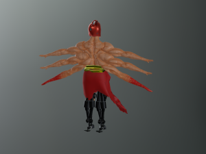 SIX-ARMED SPARTAN WARRIOR 3D Model