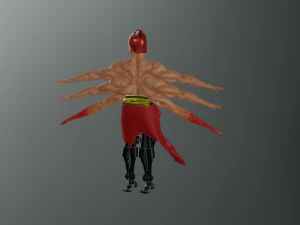 SIX-ARMED SPARTAN WARRIOR 3D Model