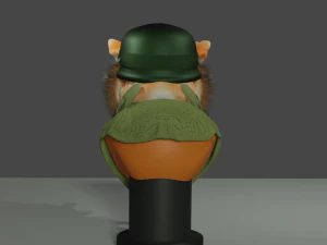 Commander Tiger 3D Model