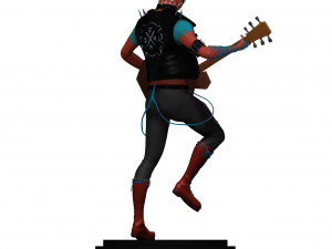 Spider Punk Model Cetak 3D