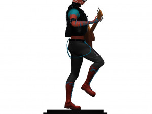 Spider Punk Model Cetak 3D