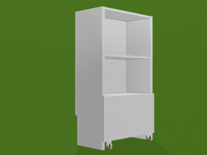 Ikea bookcase with drawer 3D Модель