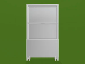 Ikea bookcase with drawer 3D Model