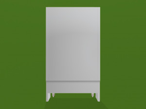 Ikea bookcase with drawer Model 3D