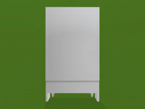 Ikea bookcase with drawer 3D Model