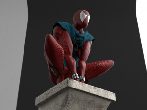 Scarlet Spider 3D Print Model