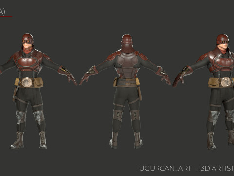 Steam Punk Dardevil Model 3D
