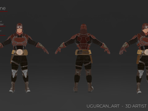 Steam Punk Dardevil Model 3D