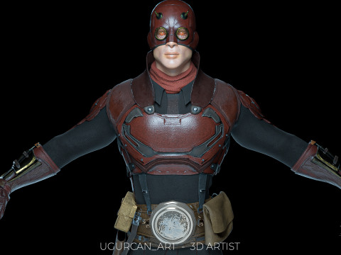 Steam Punk Dardevil Model 3D