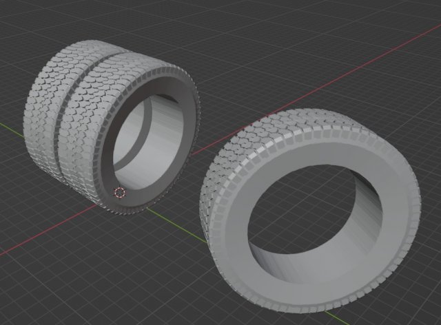 ट्रक का टायर 3D मॉडल .c4d .max .obj .3ds .fbx .stl .blend 