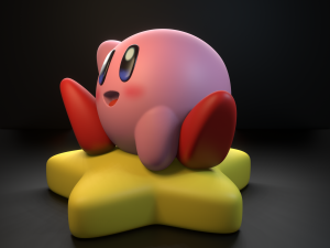 Kirby 3D Принт Модель