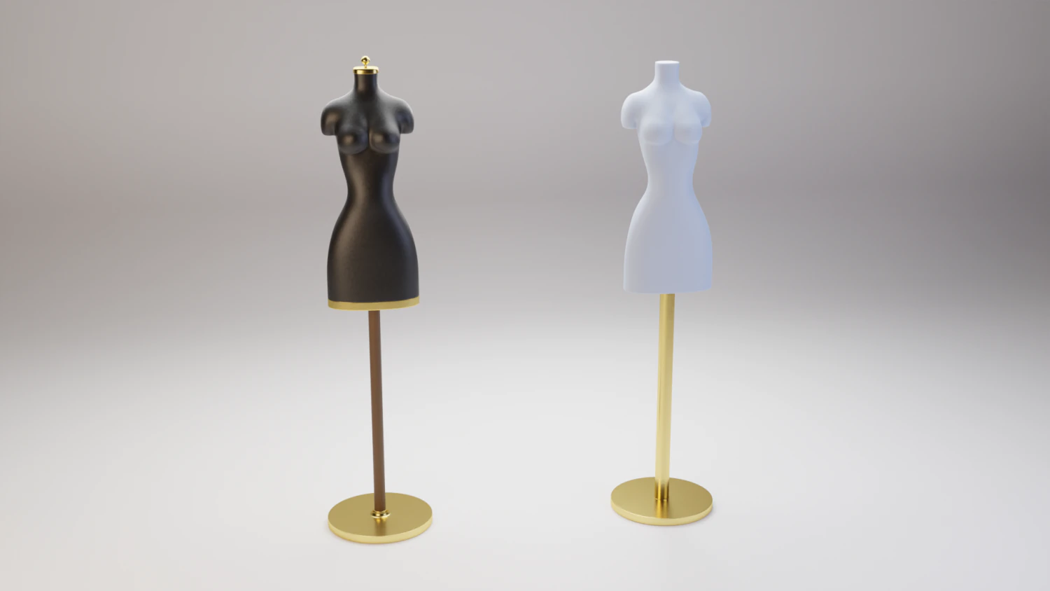 Mannequin Female 3D Model .c4d .max .obj .3ds .fbx .stl .blend 