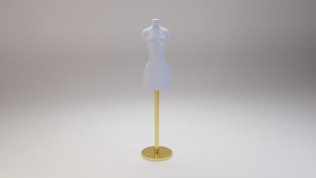 Mannequin Woman Stand Model For Shop 3D Model in Clothing 3DExport
