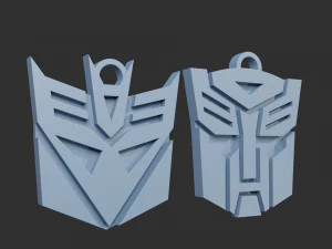 Transformers sleutelhangers 3D printmodel