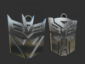 Transformers Keychains 3D Print Model