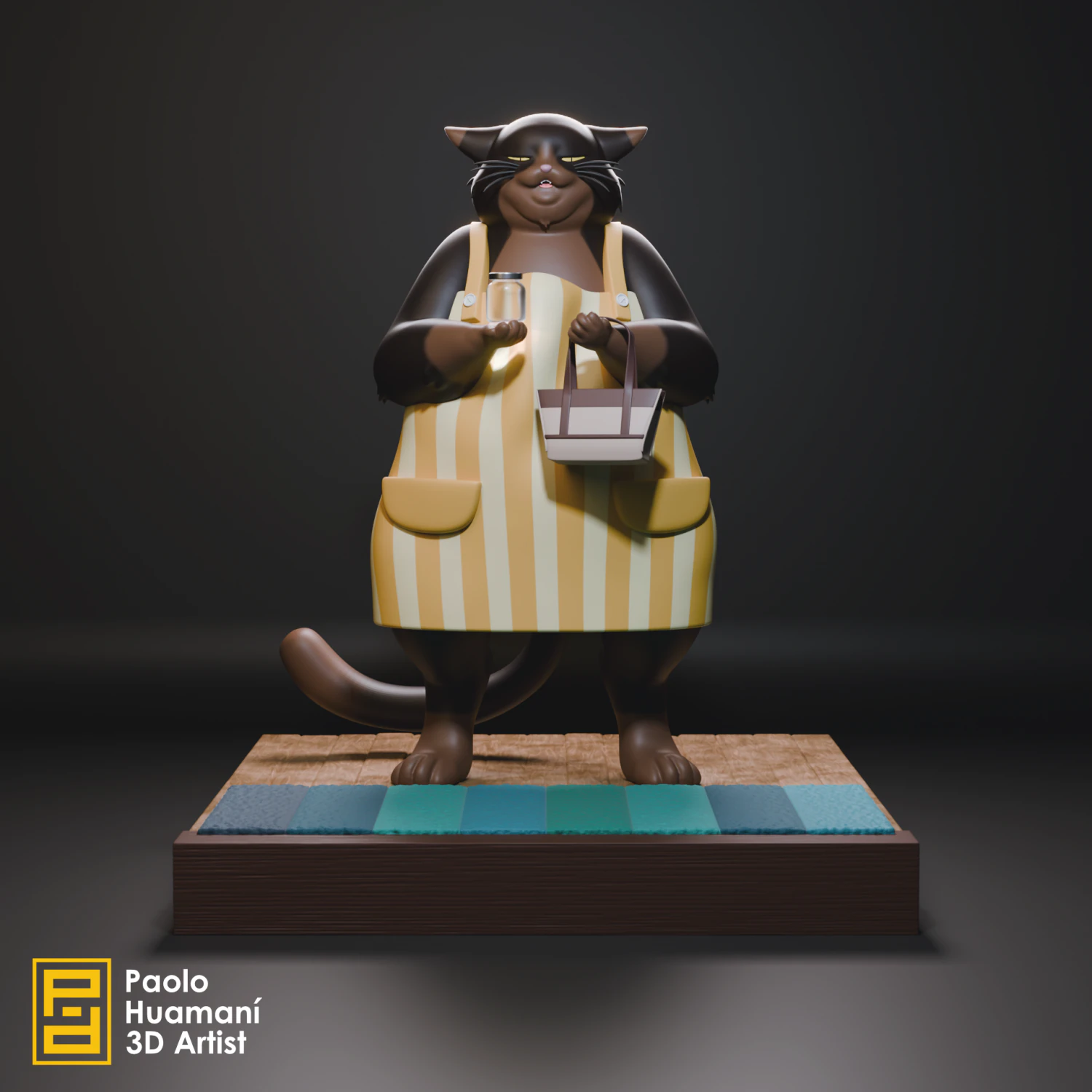 Yukichi 3D Print Model .c4d .max .obj .3ds .fbx .stl .blend 