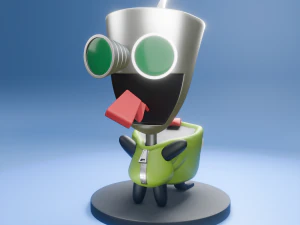 GIR - Invasor Zim Modelo de Impressão 3D