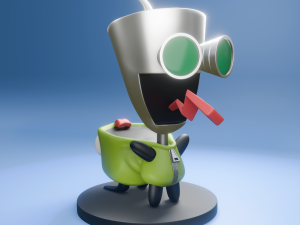 GIR - Invader Zim 3D Print Model