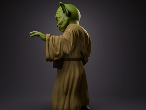 Yoda 3D Print Model