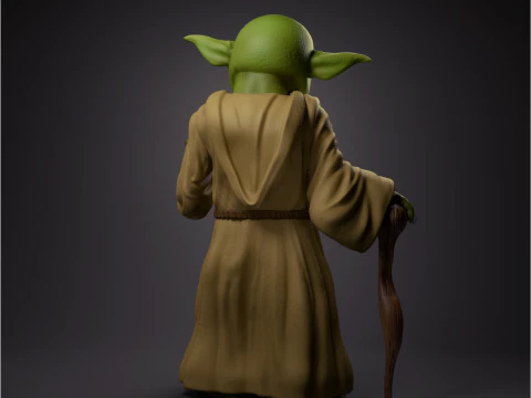 Yoda 3D Print Model
