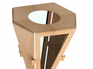 Empaque biodegradable reutilizable para materas de plantas Modelo 3D