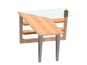 Mueble escritorio Home office 3D Model