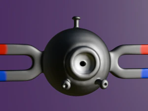 Magnemite 3D Print Model