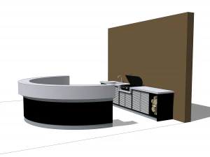 Barbeque barbecue bbq island 3D Model