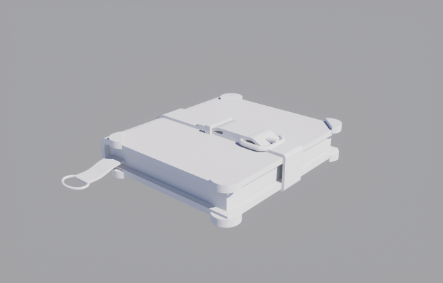 Raw book 3D Model .c4d .max .obj .3ds .fbx .stl .blend 