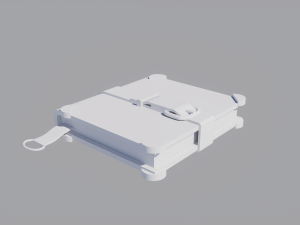 Raw book 3D Model